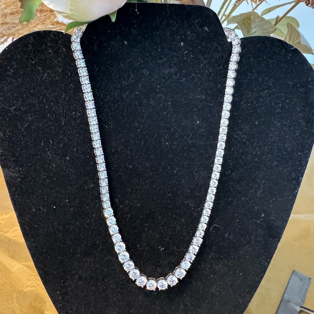 Beautiful CZ necklace by Marchesa. NWT